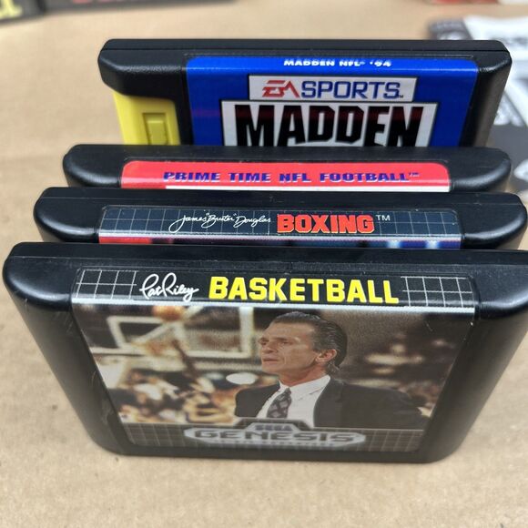 Pat Riley Basketball (1990) - Sega Genesis Gameplay (4K60fps  Sega Genesis Game Lot Of 4 Sports Madden Boxing Pat Riley Basketball Prime Time